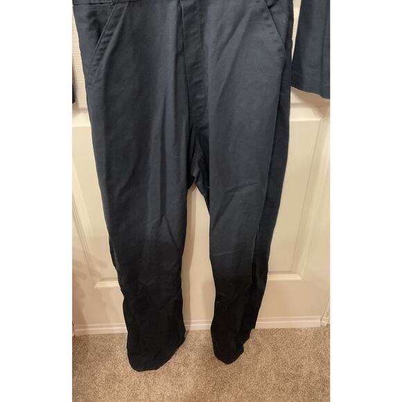 Dickies Dark Navy Wrinkle & Stain Resistant Long Sleeve Coveralls, M - Picture 7 of 12